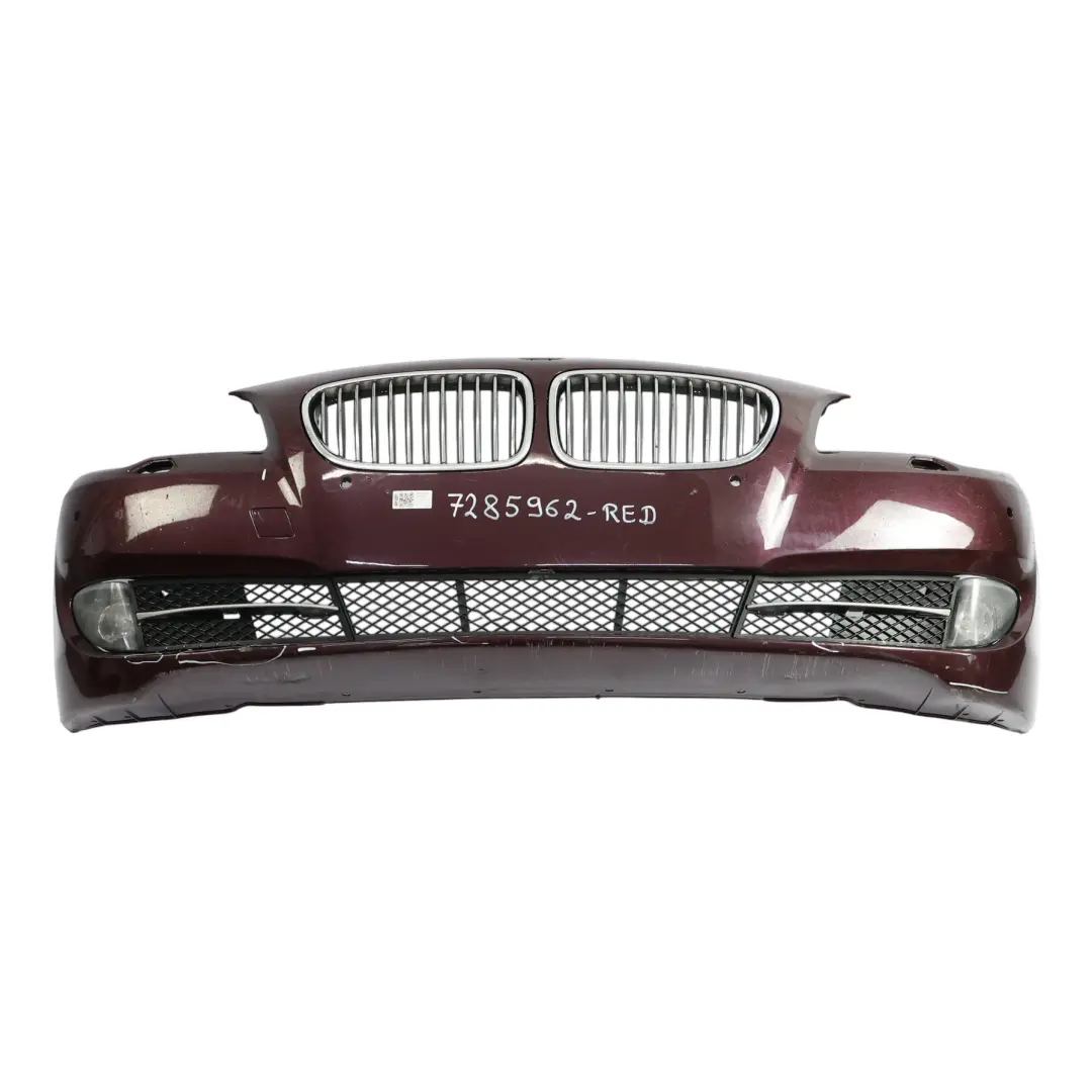 BMW F10 F11 Zderzak Przedni Surround View Czerwony Bordowy Malowany - SKU 7285962-RED - Numer Części 7285962