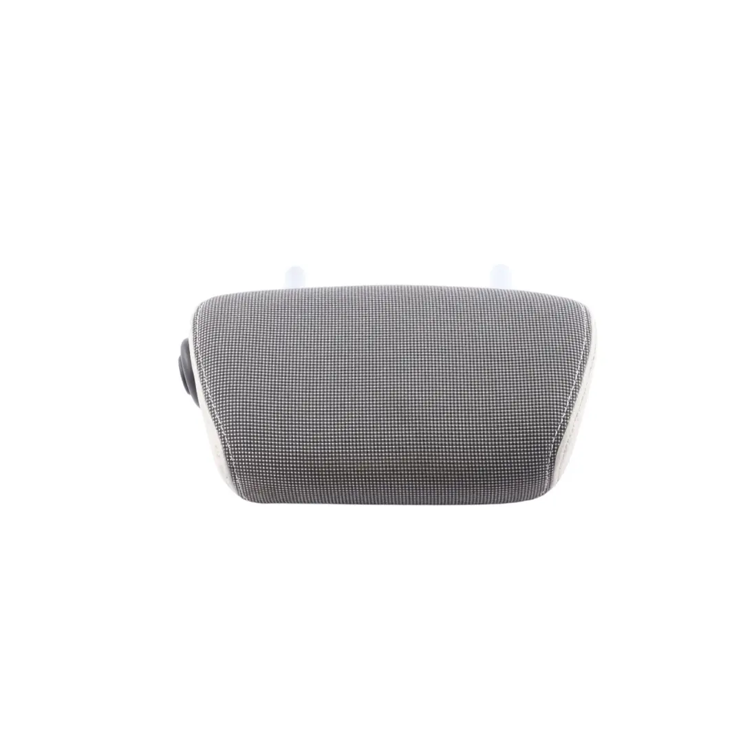 Centre Middle Headrest Cloth Fabric Silver Grey to BMW F20 F21 Rear Seat with Part number 7291140 BMW F20 F21 Rear Seat Centre Middle Headrest Cloth Fabric Silver Grey - SKU 7291140 - Part number 7291140