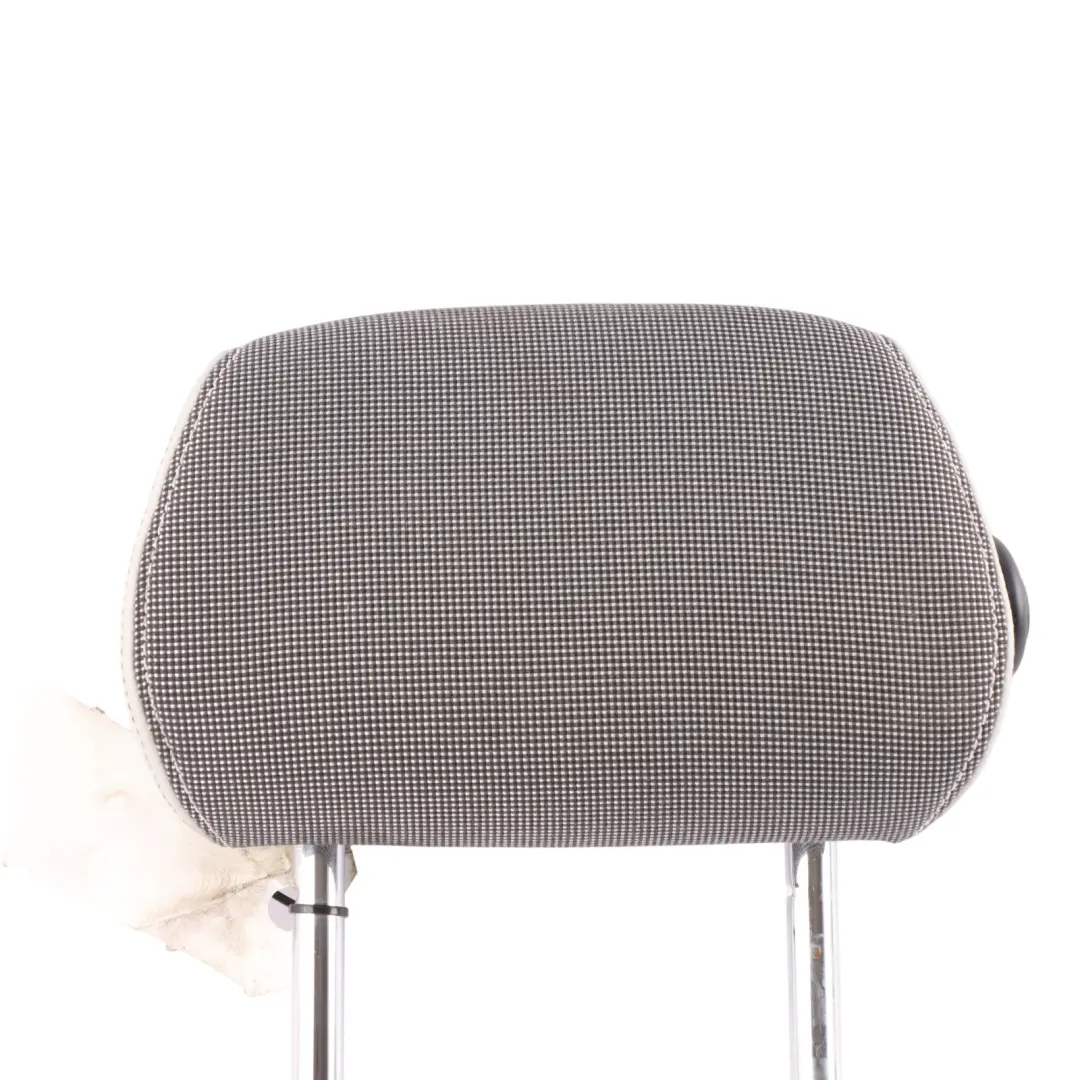 Centre Middle Headrest Cloth Fabric Silver Grey to BMW F20 F21 Rear Seat with Part number 7291140 BMW F20 F21 Rear Seat Centre Middle Headrest Cloth Fabric Silver Grey - SKU 7291140 - Part number 7291140