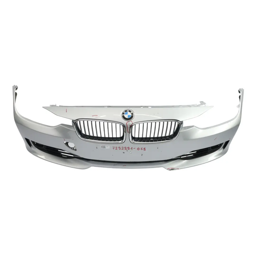 BMW F30 F31 Zderzak Przedni Glacier Silver Srebrny Metalik - A83 - SKU 7292991-GSB - Numer Części 7292991