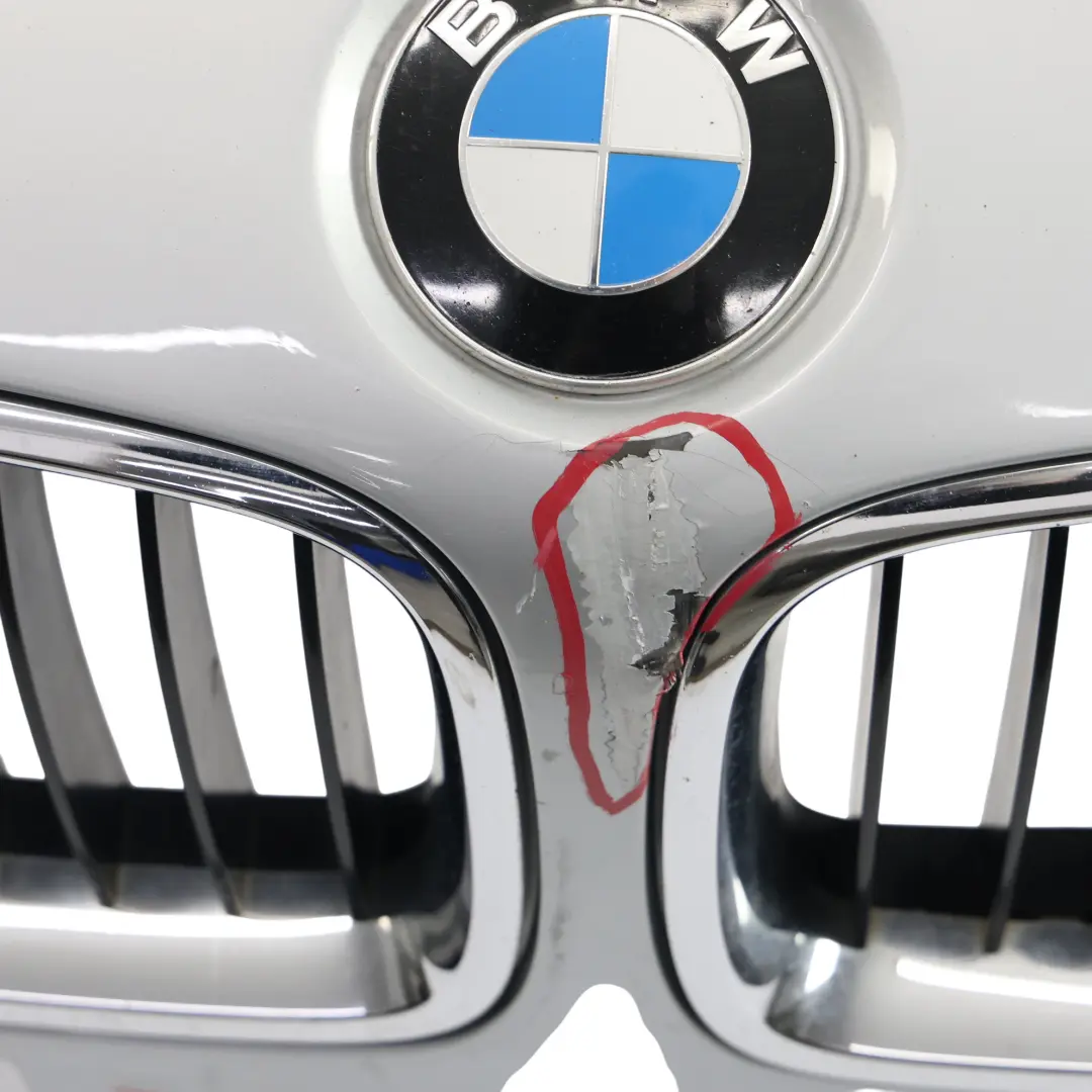BMW F30 F31 Front Bumper Trim Panel Covering Glacier Silber Metallic - A83 - SKU 7292991-GSB - Part number 7292991