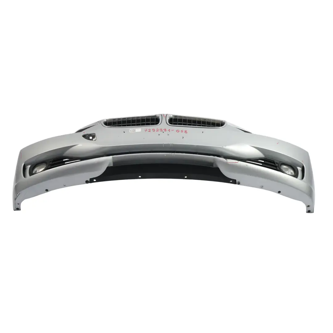 BMW F30 F31 Front Bumper Trim Panel Covering Glacier Silber Metallic - A83 - SKU 7292991-GSB - Part number 7292991