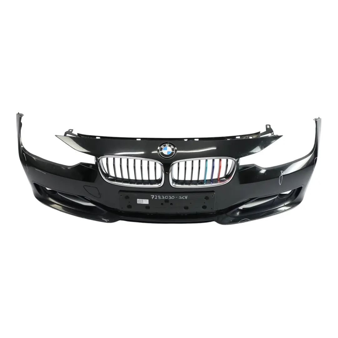 Front Bumper Lines Trim Panel Schwarz 2 Black - 668 to BMW F30 F31 with Part number 7293030 BMW F30 F31 Front Bumper Lines Trim Panel Schwarz 2 Black - 668 - SKU 7293030-SCH - Part number 7293030