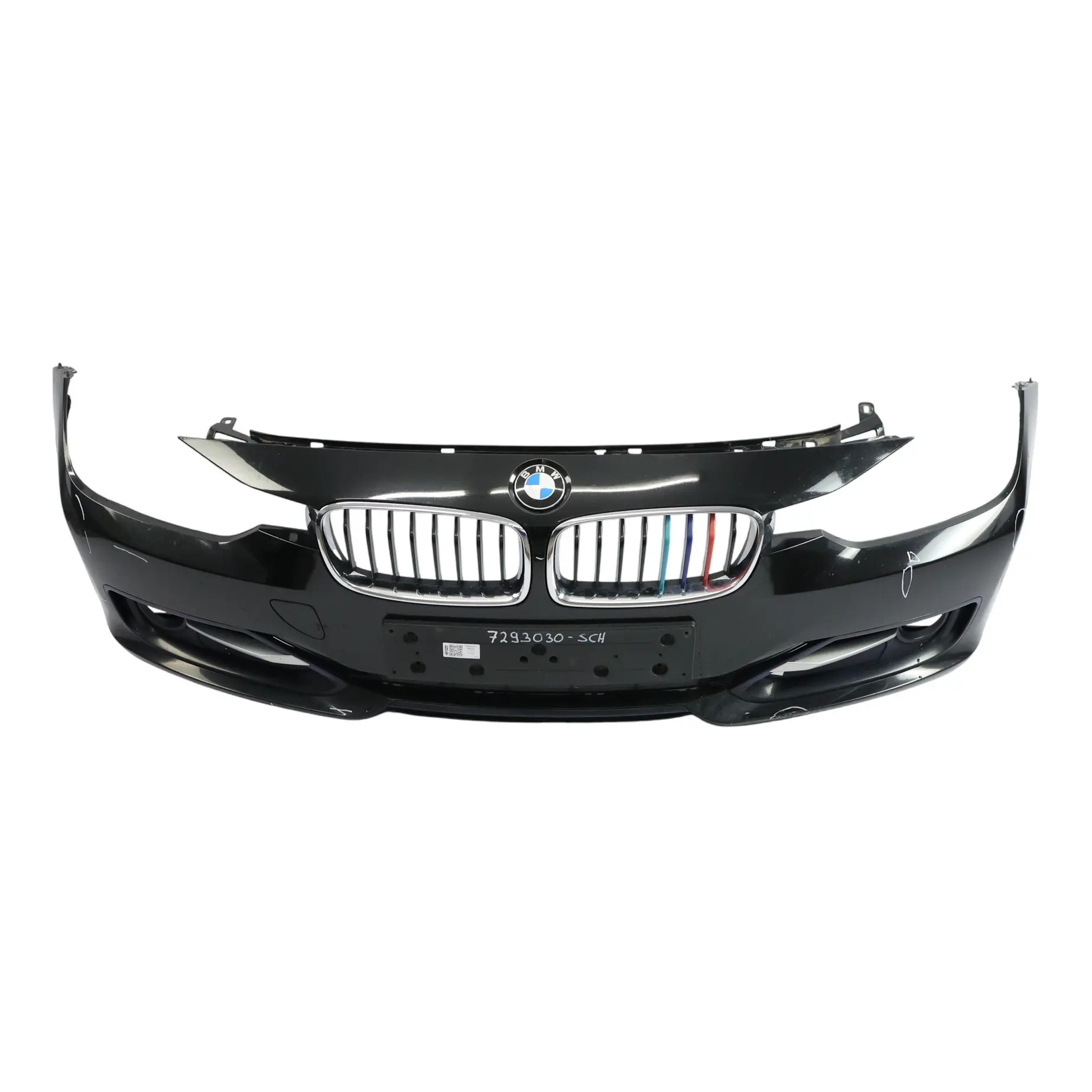 BMW F30 F31 Zderzak Przedni Schwarz 2 Czarny - 668