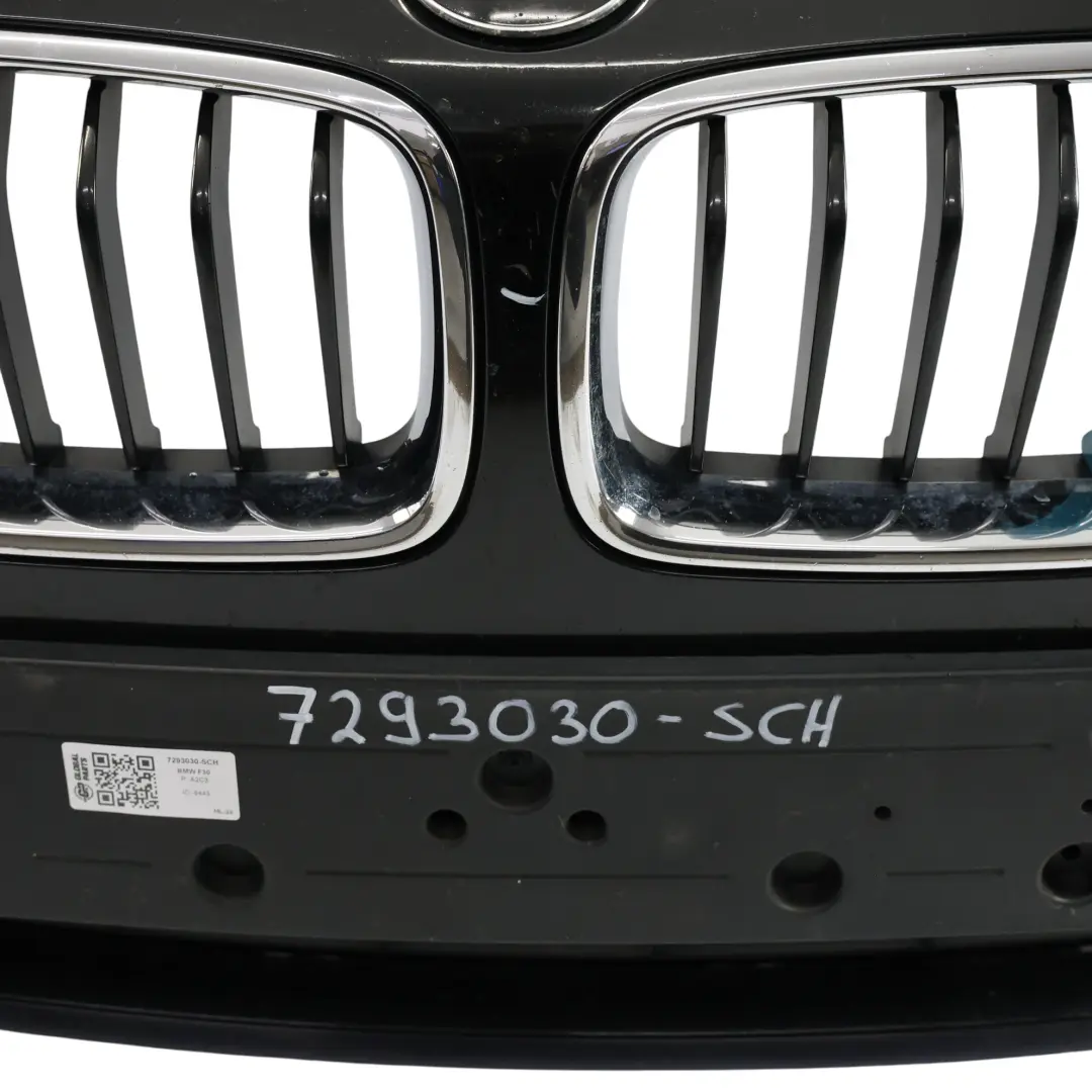 Front Bumper Lines Trim Panel Schwarz 2 Black - 668 to BMW F30 F31 with Part number 7293030 BMW F30 F31 Front Bumper Lines Trim Panel Schwarz 2 Black - 668 - SKU 7293030-SCH - Part number 7293030