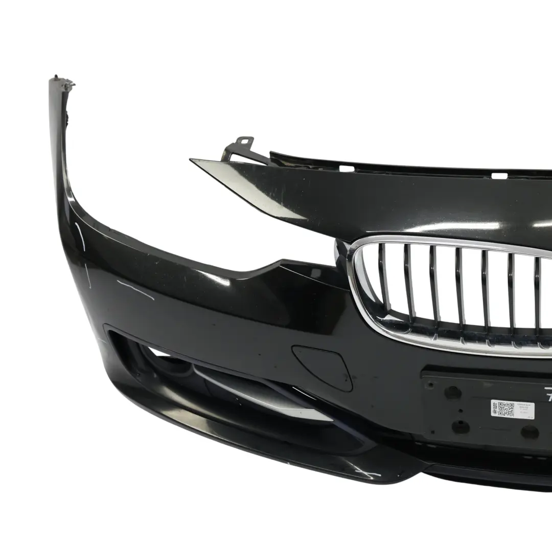 BMW F30 F31 Zderzak Przedni Schwarz 2 Czarny - 668 - SKU 7293030-SCH - Numer Części 7293030