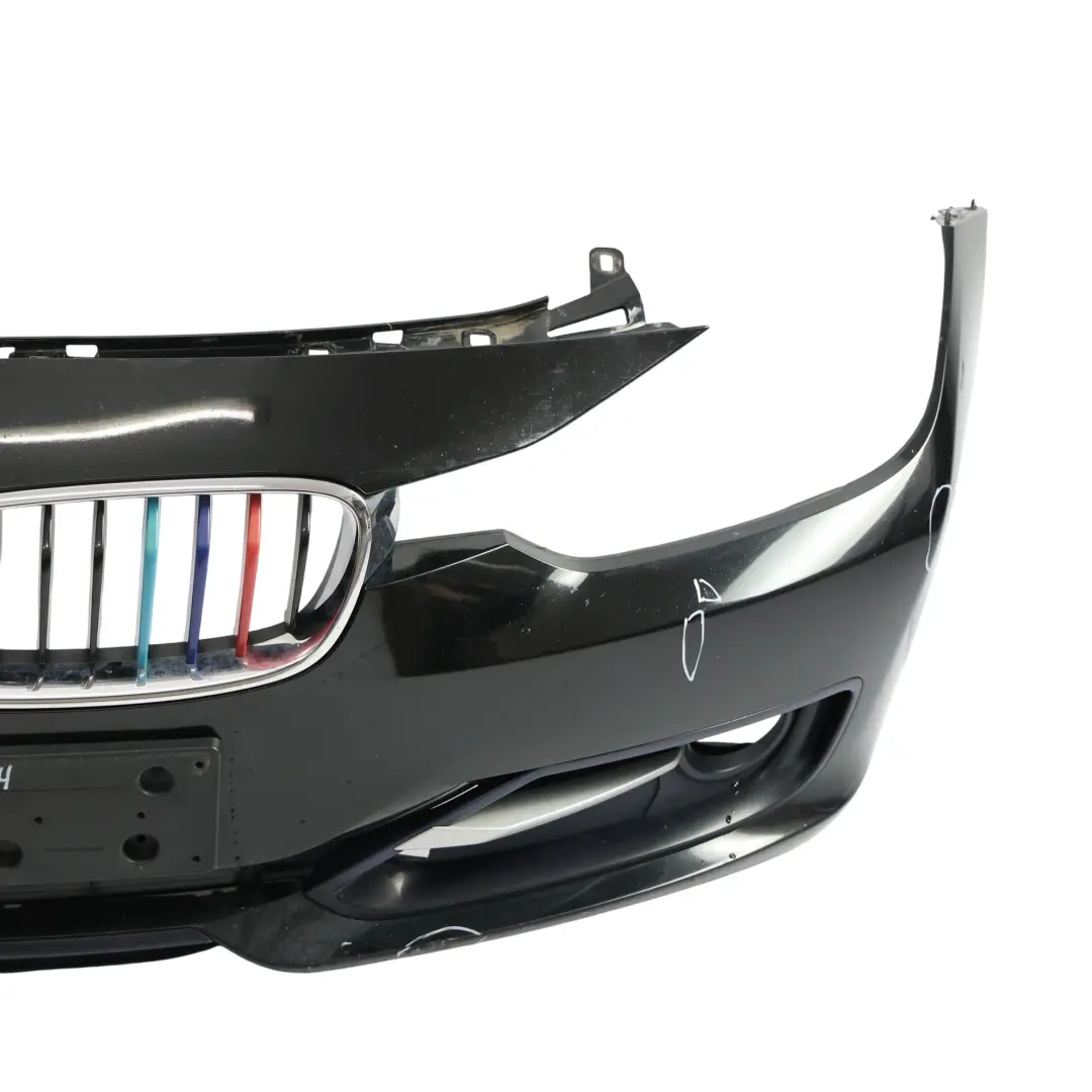 Front Bumper Lines Trim Panel Schwarz 2 Black - 668 to BMW F30 F31 with Part number 7293030 BMW F30 F31 Front Bumper Lines Trim Panel Schwarz 2 Black - 668 - SKU 7293030-SCH - Part number 7293030