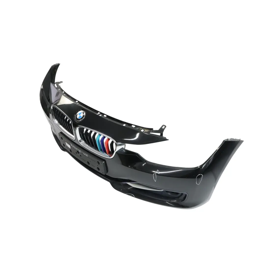 BMW F30 F31 Zderzak Przedni Schwarz 2 Czarny - 668 - SKU 7293030-SCH - Numer Części 7293030