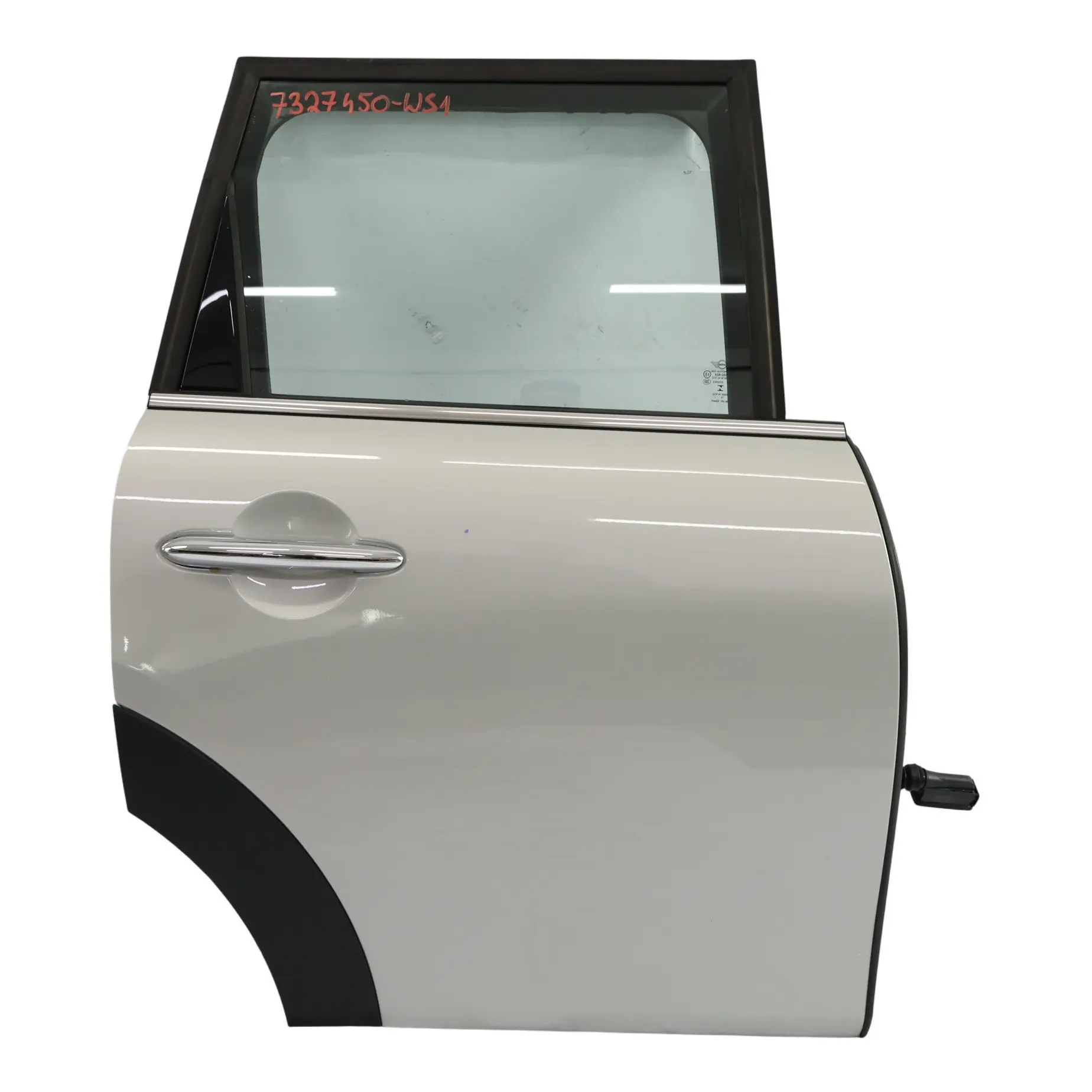 Mini F55 Door Rear Right O/S Covering Panel White Silver Metallic - A62