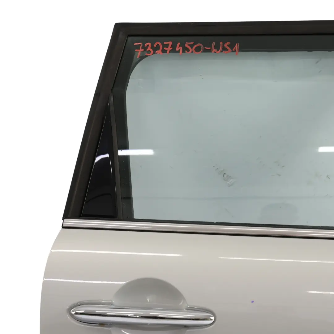 Mini F55 Door Rear Right O/S Covering Panel White Silver Metallic - A62 - SKU 7327450-WS1 - Part number 7327450