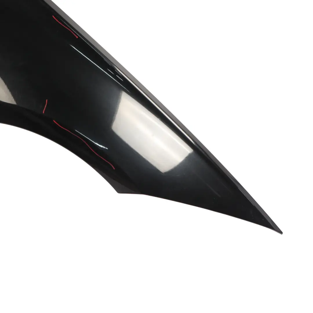 BMW F34 Side Panel Wing Fender Front Right O/S Black Sapphire Metallic - 475 - SKU 7329542-BS - Part number 7329542