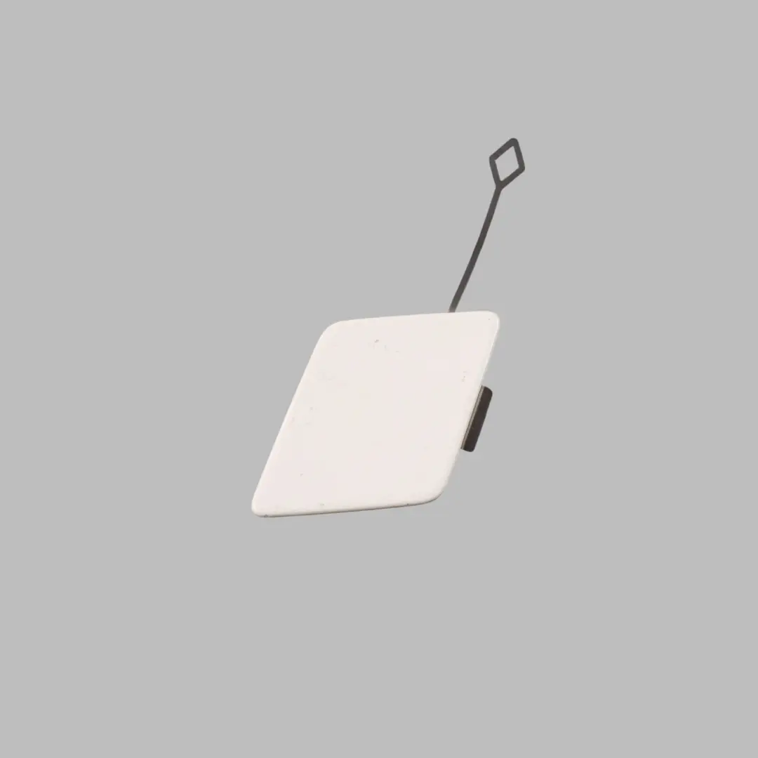 BMW F10 LCI Front Bumper Hook Tow Eye Cover Alpinweiss 3 White - 300 - SKU 7332682-AW - Part number 7332682