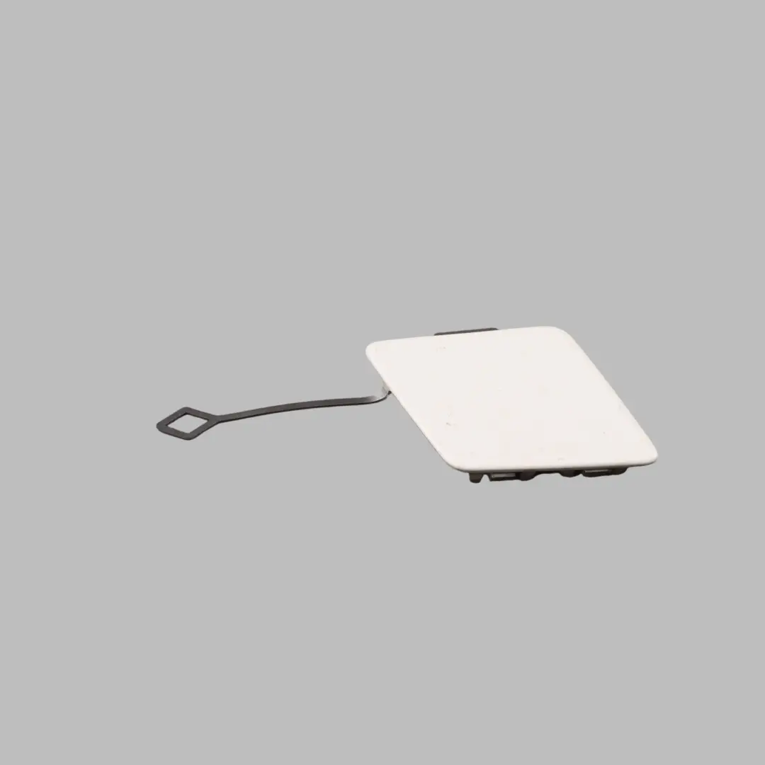 BMW F10 LCI Front Bumper Hook Tow Eye Cover Alpinweiss 3 White - 300 - SKU 7332682-AW - Part number 7332682
