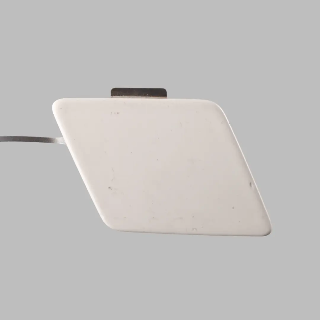 Front Bumper Hook Tow Eye Cover Alpinweiss 3 White - 300 to BMW F10 LCI with Part number 7332682 BMW F10 LCI Front Bumper Hook Tow Eye Cover Alpinweiss 3 White - 300 - SKU 7332682-AW - Part number 7332682