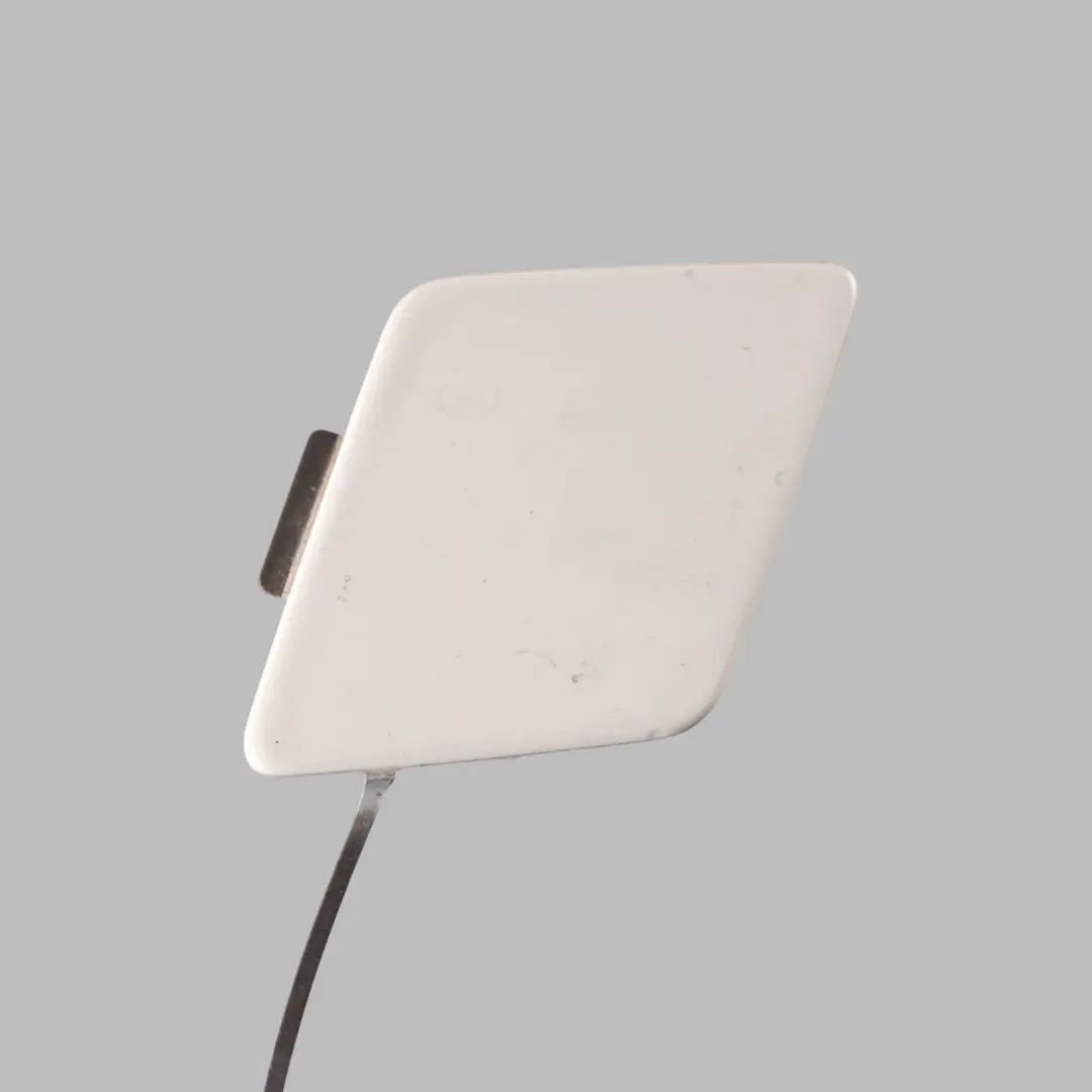 Front Bumper Hook Tow Eye Cover Alpinweiss 3 White - 300 to BMW F10 LCI with Part number 7332682 BMW F10 LCI Front Bumper Hook Tow Eye Cover Alpinweiss 3 White - 300 - SKU 7332682-AW - Part number 7332682