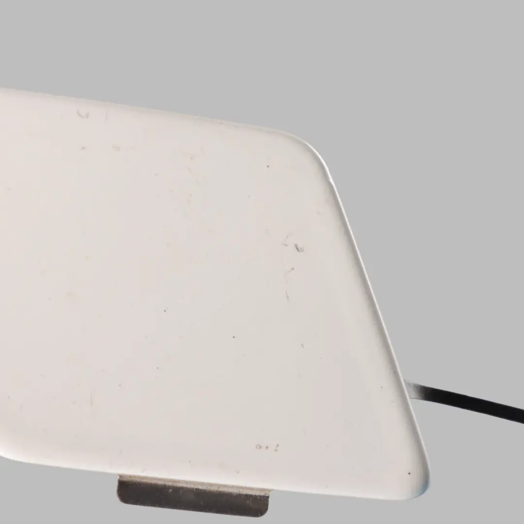 Front Bumper Hook Tow Eye Cover Alpinweiss 3 White - 300 to BMW F10 LCI with Part number 7332682 BMW F10 LCI Front Bumper Hook Tow Eye Cover Alpinweiss 3 White - 300 - SKU 7332682-AW - Part number 7332682