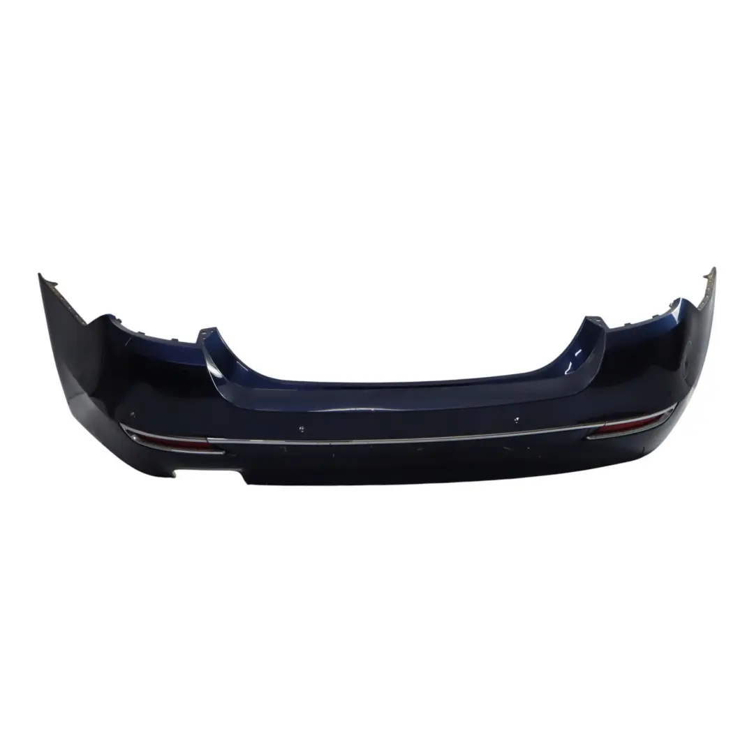 Bumper Panel PDC Covering Mediterranean Blue Metallic - C10 to BMW F10 LCI Rear with Part number 7332773 BMW F10 LCI Rear Bumper Panel PDC Covering Mediterranean Blue Metallic - C10 - SKU 7332773-MED - Part number 7332773