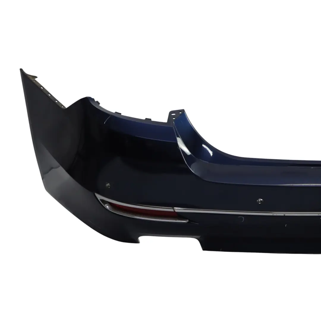 Bumper Panel PDC Covering Mediterranean Blue Metallic - C10 to BMW F10 LCI Rear with Part number 7332773 BMW F10 LCI Rear Bumper Panel PDC Covering Mediterranean Blue Metallic - C10 - SKU 7332773-MED - Part number 7332773