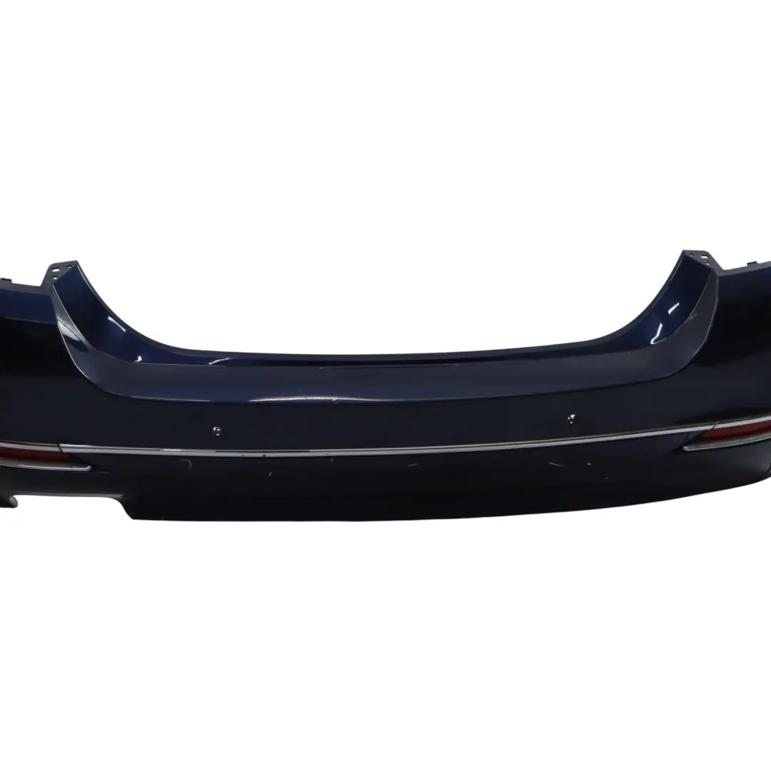 Bumper Panel PDC Covering Mediterranean Blue Metallic - C10 to BMW F10 LCI Rear with Part number 7332773 BMW F10 LCI Rear Bumper Panel PDC Covering Mediterranean Blue Metallic - C10 - SKU 7332773-MED - Part number 7332773