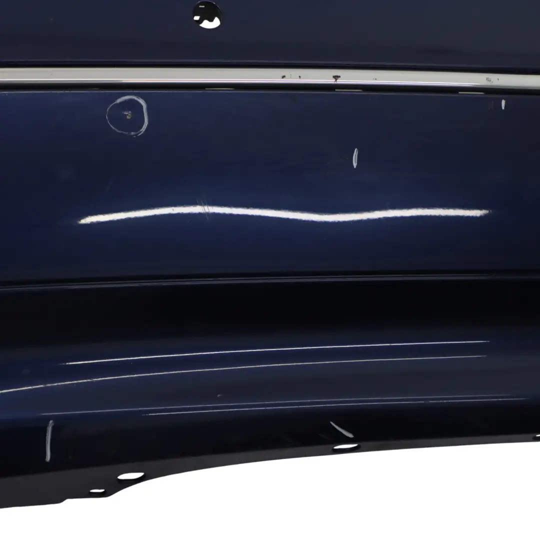 Bumper Panel PDC Covering Mediterranean Blue Metallic - C10 to BMW F10 LCI Rear with Part number 7332773 BMW F10 LCI Rear Bumper Panel PDC Covering Mediterranean Blue Metallic - C10 - SKU 7332773-MED - Part number 7332773