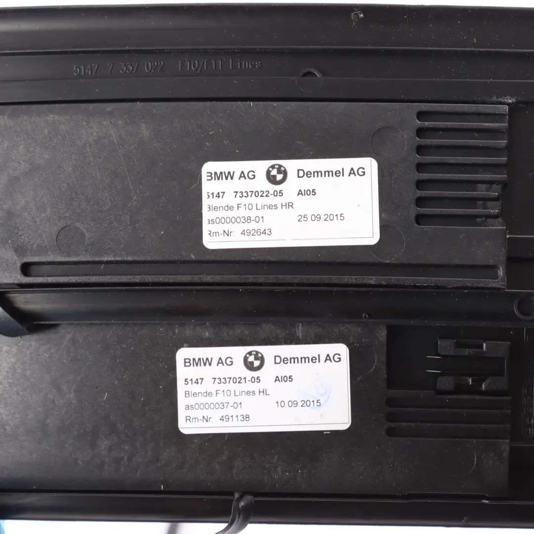 BMW F10 F11 LCI Front Rear Door Sill Inner Cover Panel Left Right N/O/S Set - SKU 7337017-1 - Part number 7337017