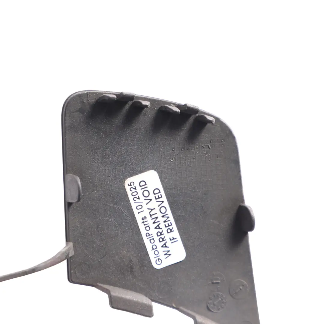 BMW X1 E84 Frontstoßstangenklappe Abschleppösen Abdeckung Schwarz - 475 7303784 - SKU 7345034-BS - Teilenummer 7345034