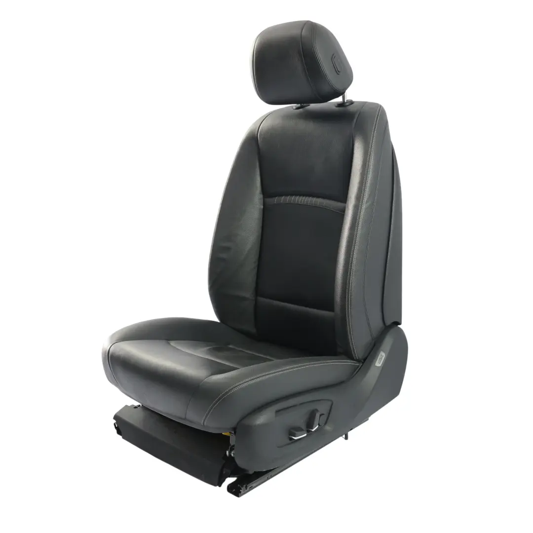 BMW F10 F11 LCI Fotel Przedni Lewy Grzany Skóra Dakota Czarna - SKU 7349807-2 - Numer Części 7349807