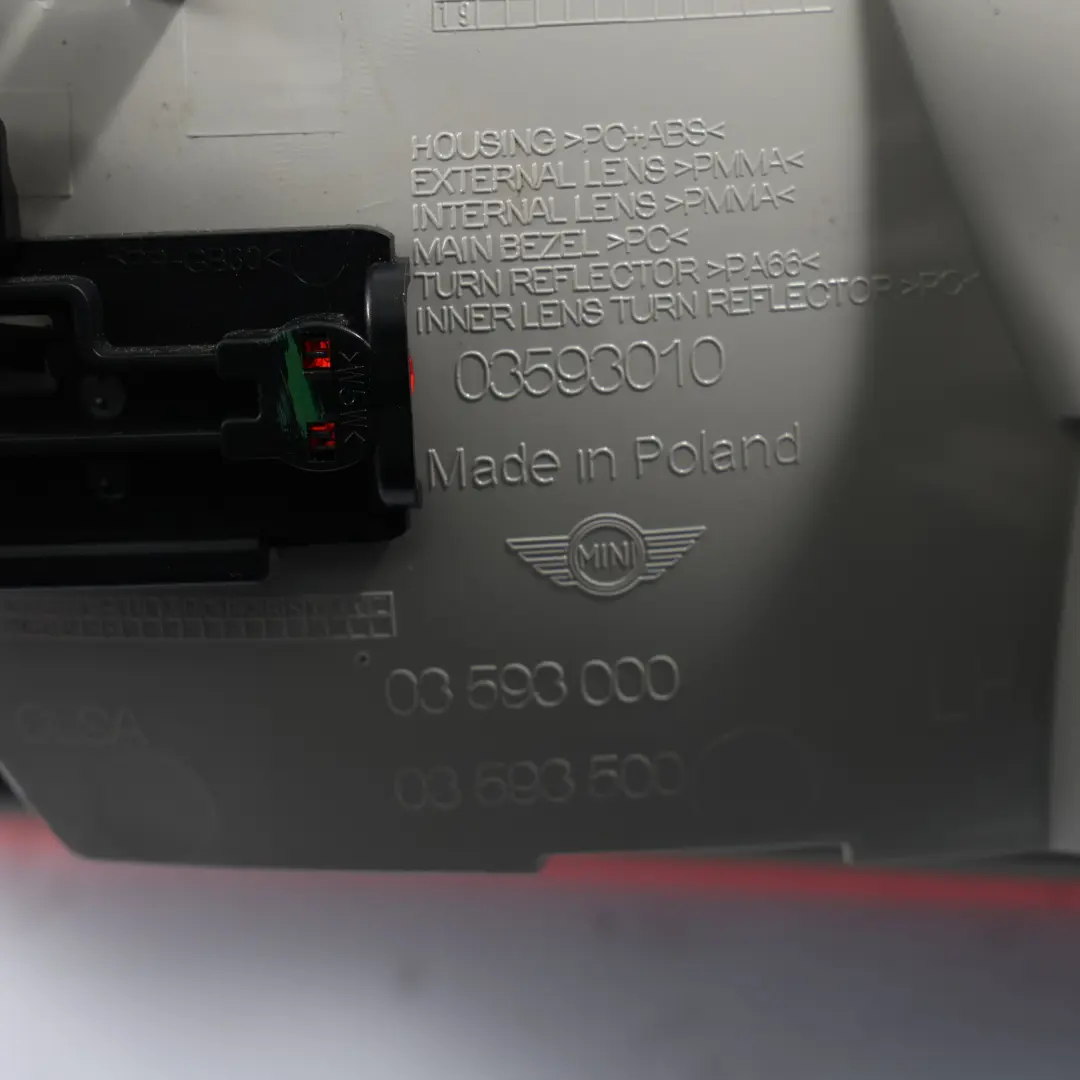 Mini Clubman F54 Heck Klappe Rück Licht Lampe Hinten Links Seite - SKU 7352153 - Teilenummer 7352153