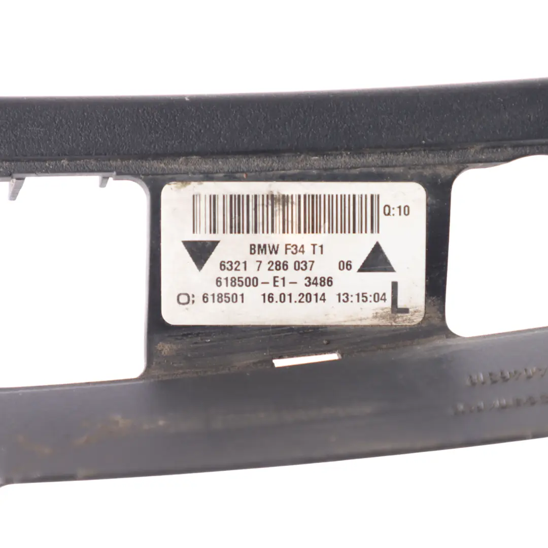 Lamp Bracket Trim Tail Light Cover Drip Left N/S to BMW F34 GT Rear with Part number 7366073 BMW F34 GT Rear Lamp Bracket Trim Tail Light Cover Drip Left N/S - SKU 7366073 - Part number 7366073