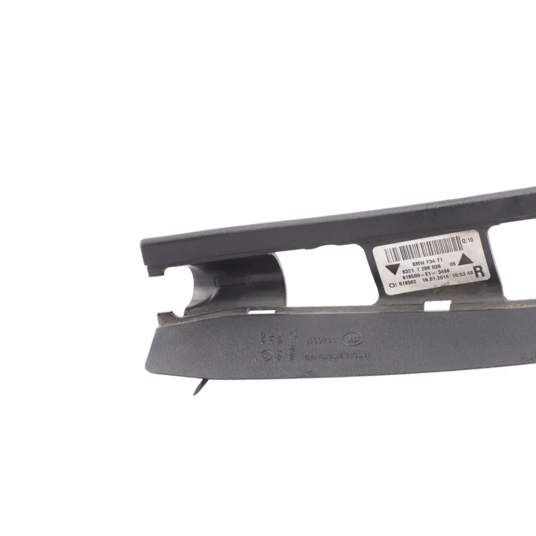 BMW F34 GT Rear Lamp Bracket Trim Tail Light Cover Drip Right O/S - SKU 7366074 - Part number 7366074