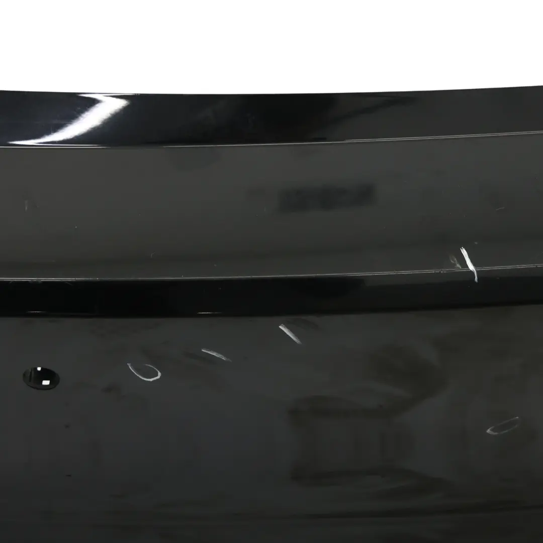 Bumper Trim Panel PDC Black Sapphire Metallic - 475 to BMW F30 LCI Rear with Part number 7384601 BMW F30 LCI Rear Bumper Trim Panel PDC Black Sapphire Metallic - 475 - SKU 7384601-BS - Part number 7384601