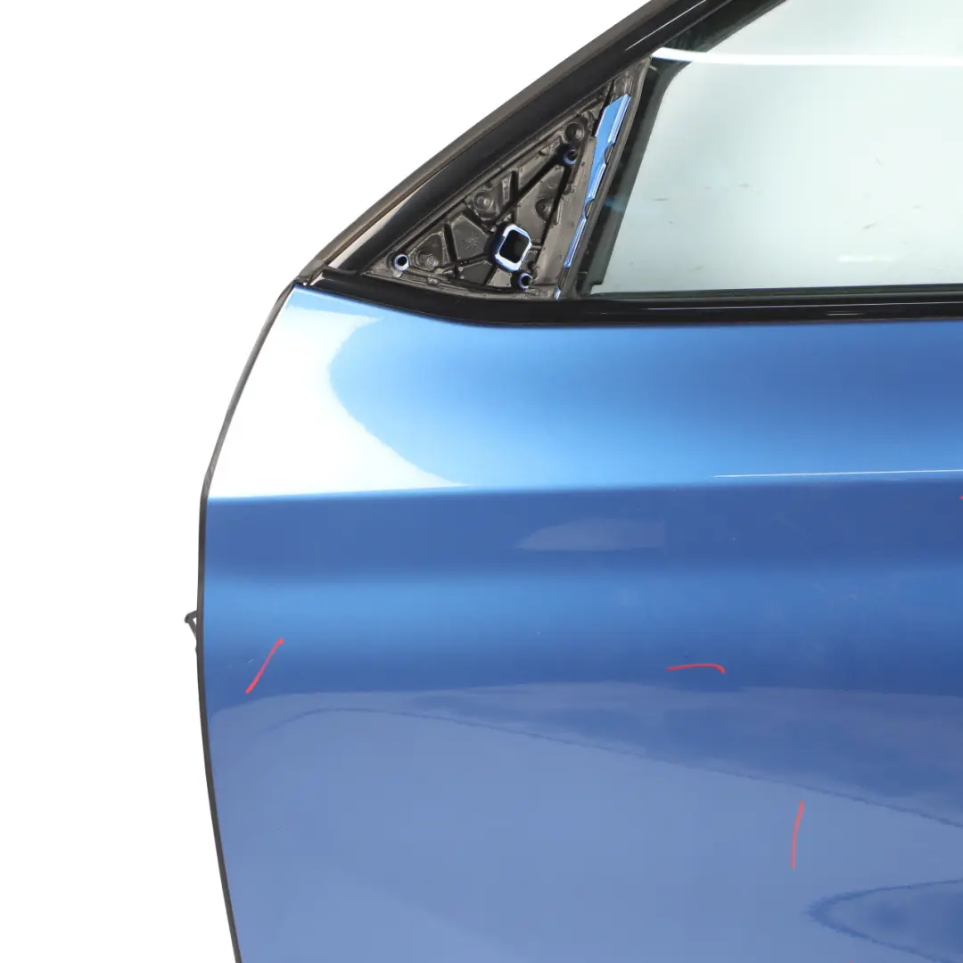 Door Front Left N/S Panelling Cover Estoril Blau Metallic - B45 to BMW X1 F48 with Part number 7414369 BMW X1 F48 Door Front Left N/S Panelling Cover Estoril Blau Metallic - B45 - SKU 7414369-EB - Part number 7414369