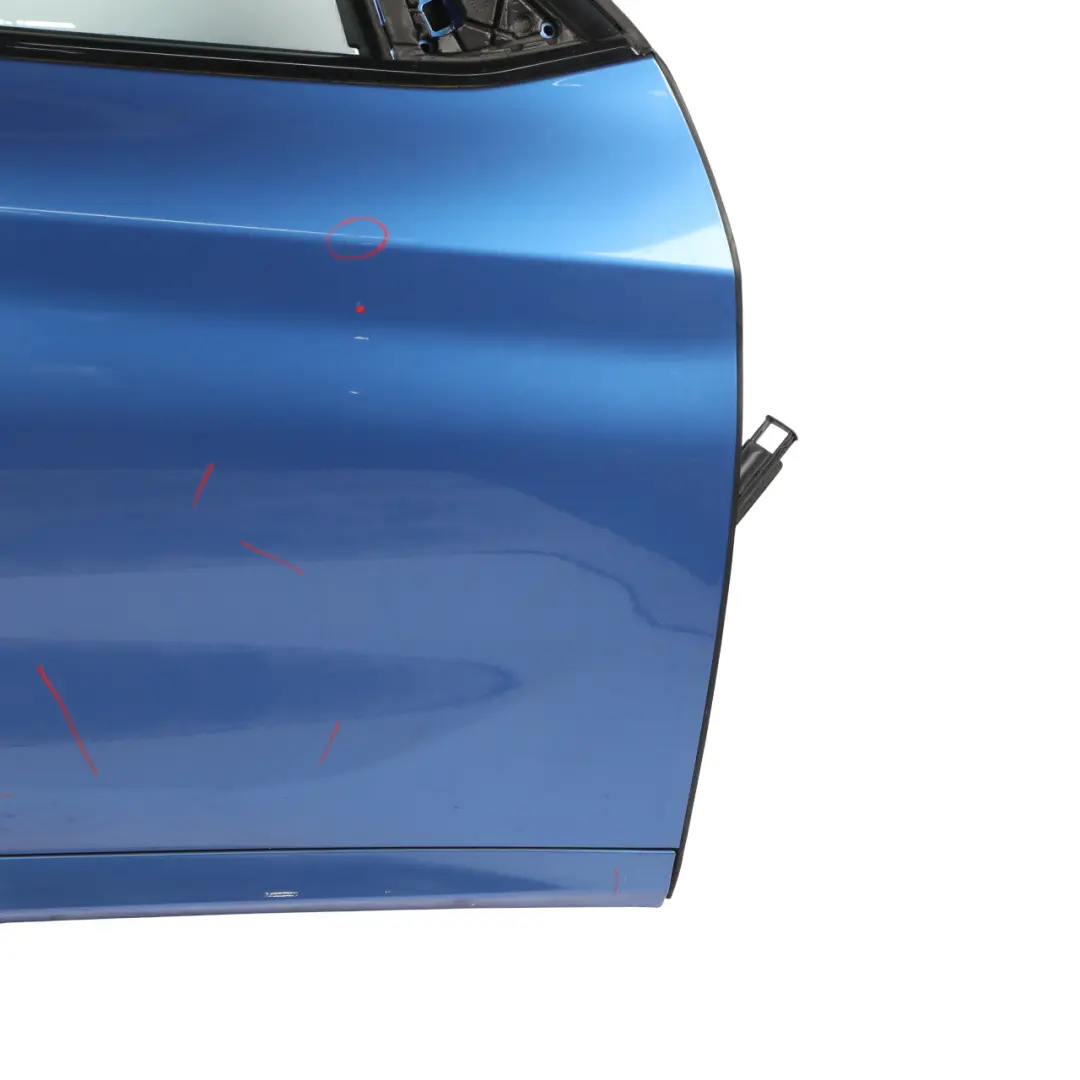 Door Front Right O/S Estoril Blau Metallic - B45 to BMW X1 F48 with Part number 7414370 BMW X1 F48 Door Front Right O/S Estoril Blau Metallic - B45 - SKU 7414370-EB - Part number 7414370
