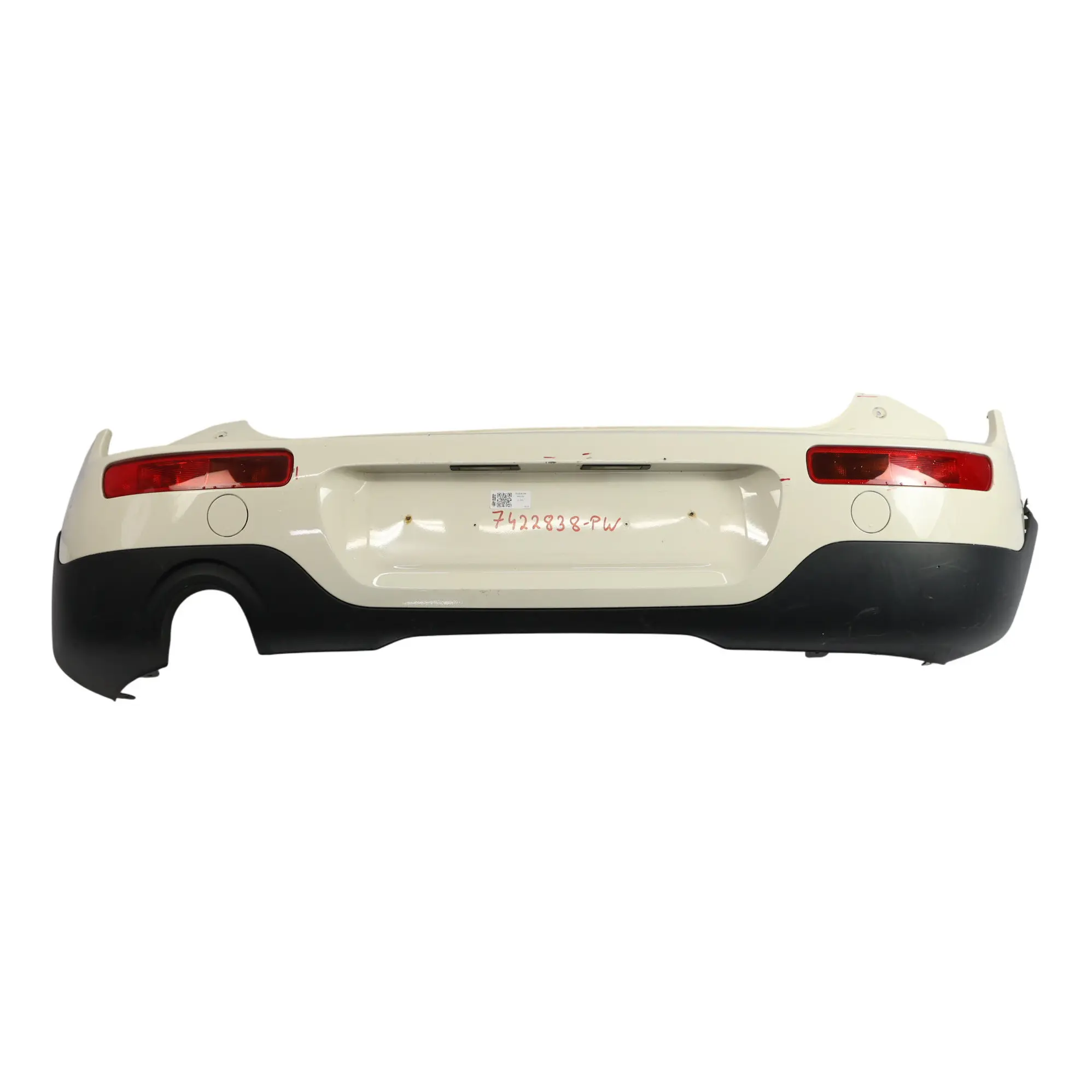 Mini Clubman F54 Garniture De Pare-Chocs Arrière Finition Pepper White - 850
