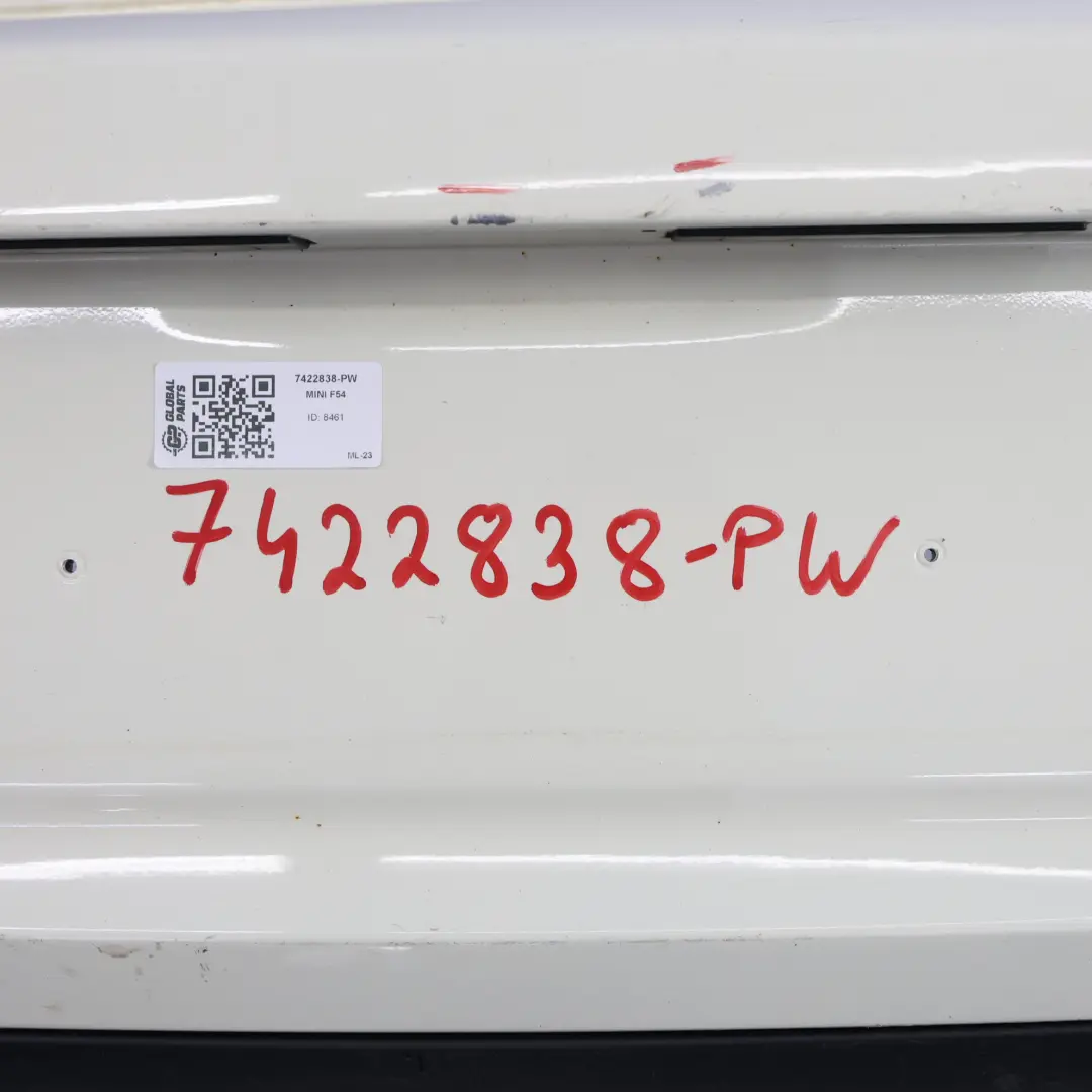 Mini Clubman F54 Zderzak Tylny Osłona Pepper White Biały - 850 - SKU 7422838-PW - Numer Części 7422838