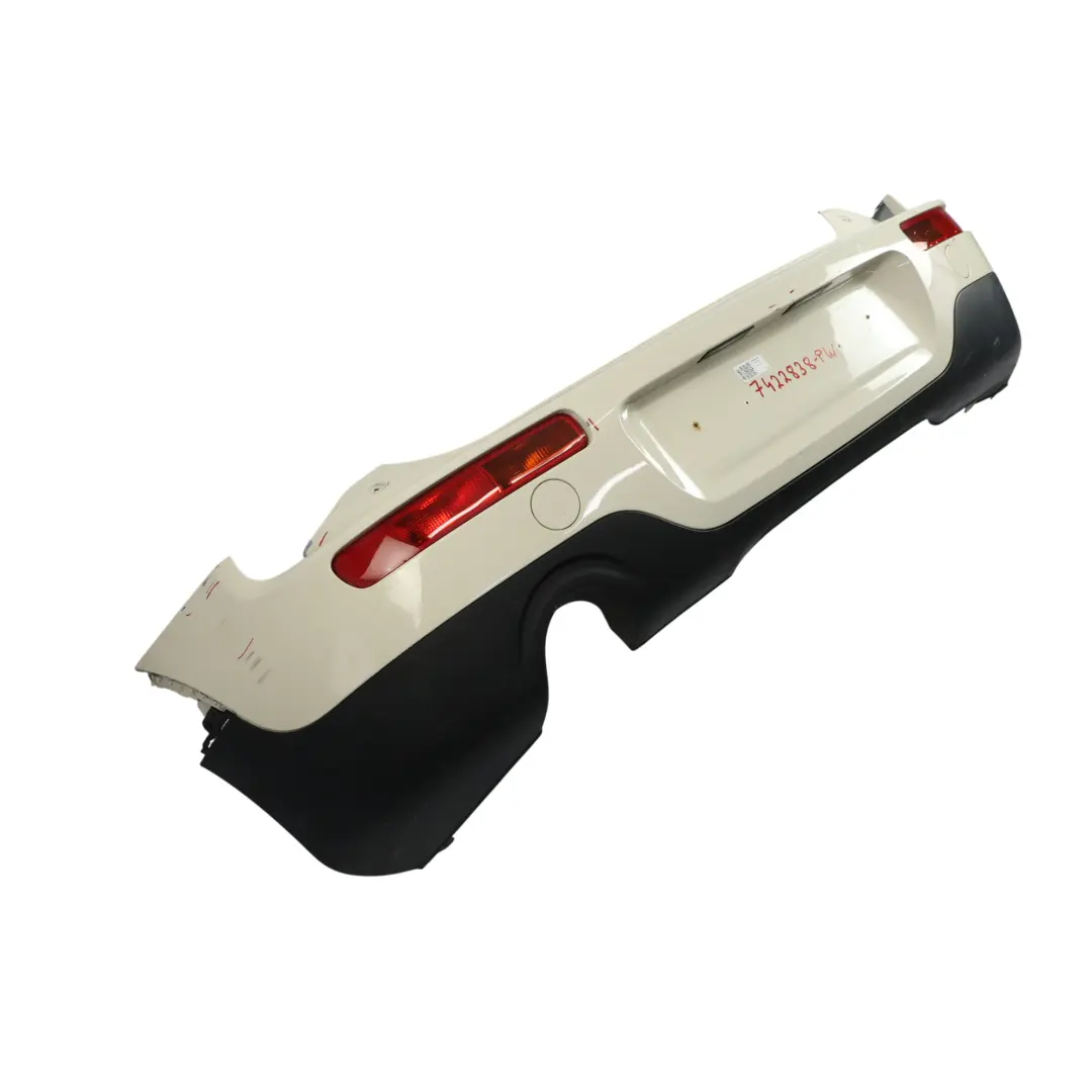Mini Clubman F54 Zderzak Tylny Osłona Pepper White Biały - 850 - SKU 7422838-PW - Numer Części 7422838