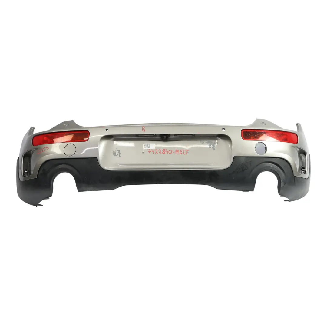 Mini Clubman F54 JCW Rear Bumper Trim Panel Covering Melting Silver Metallic C2K - SKU 7422840-MELT - Part number 7422840
