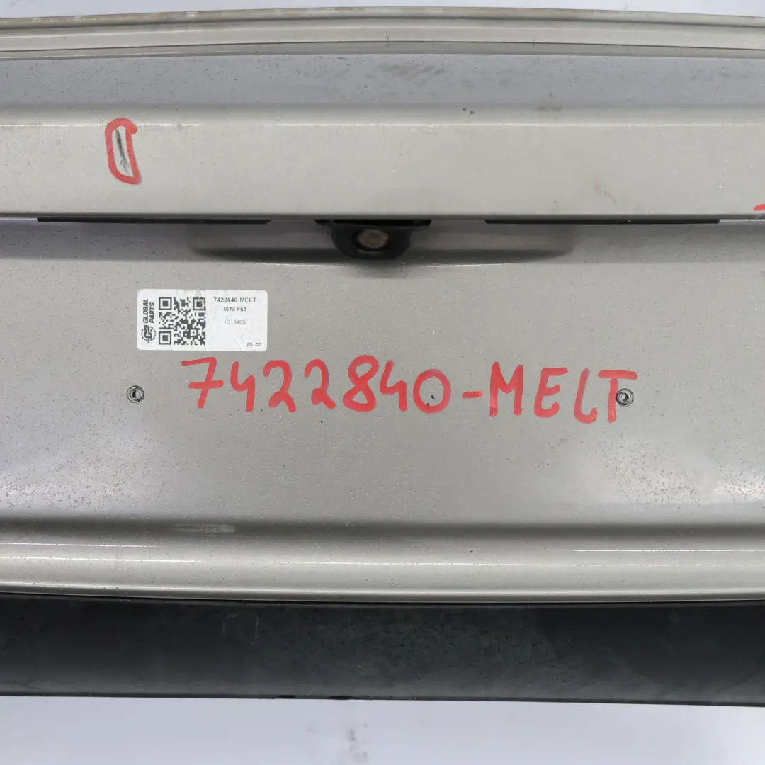 Mini Clubman F54 JCW Rear Bumper Trim Panel Covering Melting Silver Metallic C2K - SKU 7422840-MELT - Part number 7422840