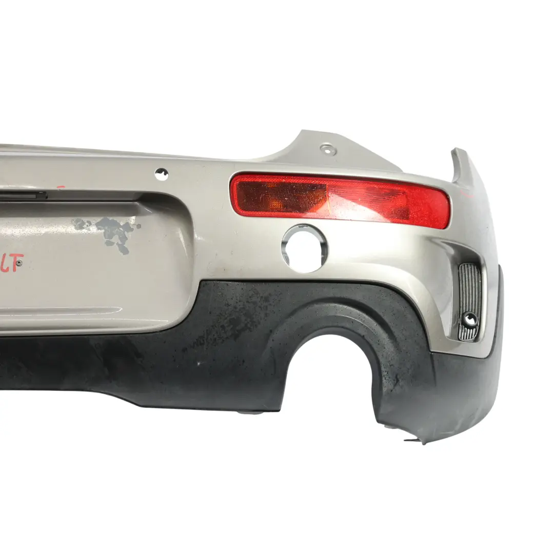 Bumper Trim Panel Covering Melting Silver Metallic C2K to Mini Clubman F54 JCW Rear with Part number 7422840 Mini Clubman F54 JCW Rear Bumper Trim Panel Covering Melting Silver Metallic C2K - SKU 7422840-MELT - Part number 7422840