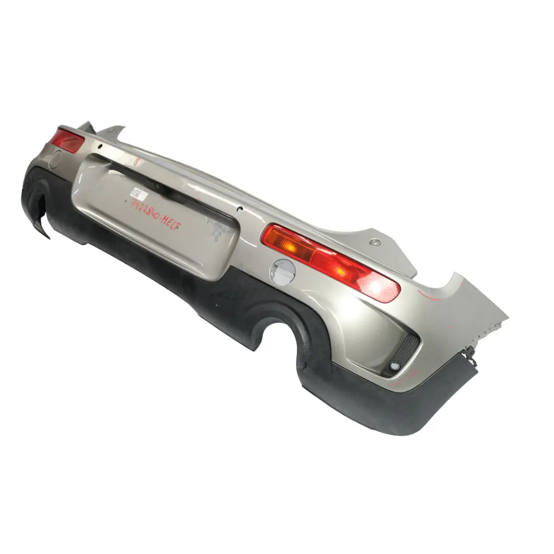 Mini Clubman F54 JCW Rear Bumper Trim Panel Covering Melting Silver Metallic C2K - SKU 7422840-MELT - Part number 7422840