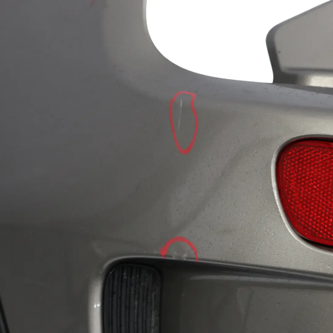 Mini Clubman F54 JCW Rear Bumper Trim Panel Covering Melting Silver Metallic C2K - SKU 7422840-MELT - Part number 7422840