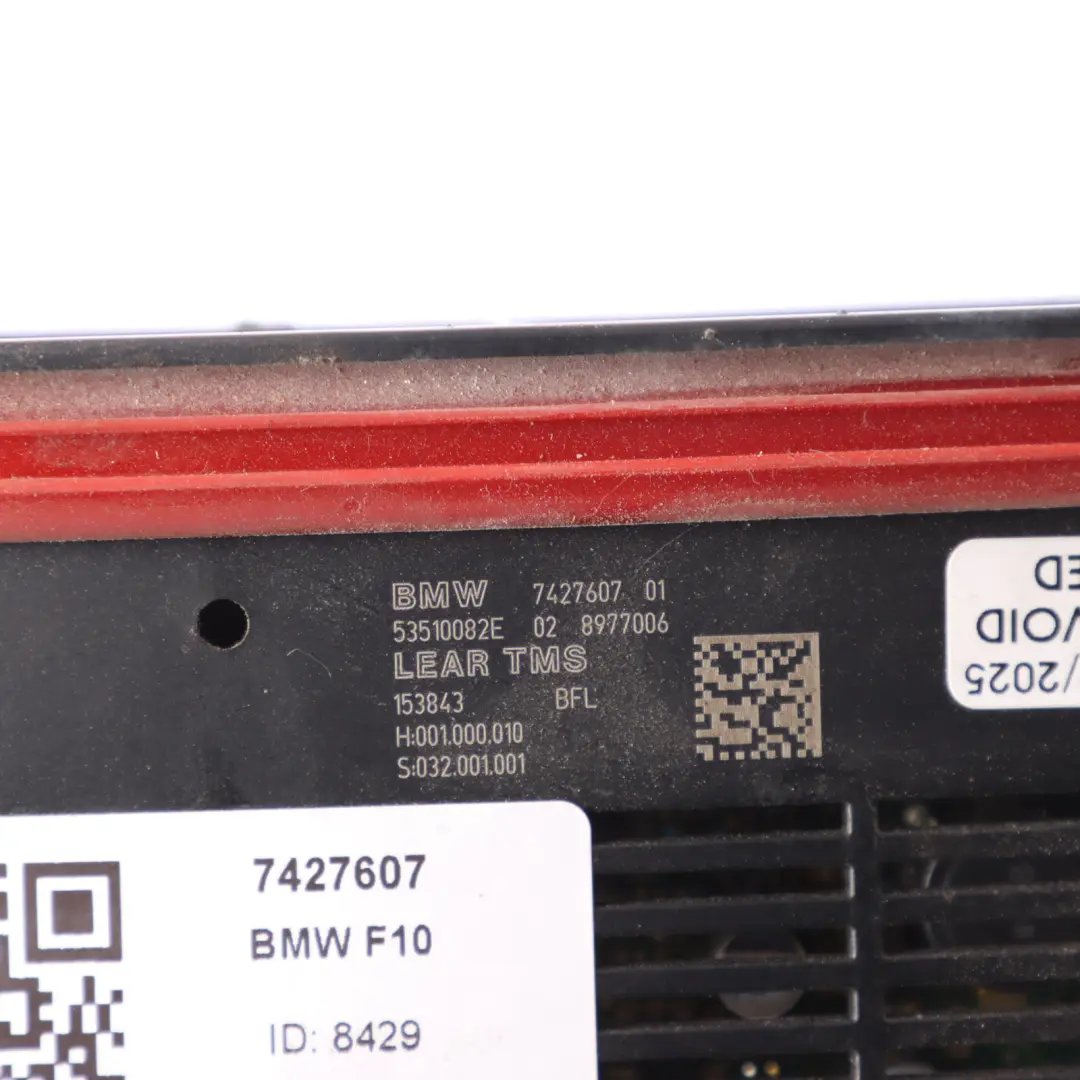 Headlight Xenon Module Headlamp Control Unit Lear TMS to BMW F10 F11 LCI with Part number 7427607 BMW F10 F11 LCI Headlight Xenon Module Headlamp Control Unit Lear TMS - SKU 7427607 - Part number 7427607