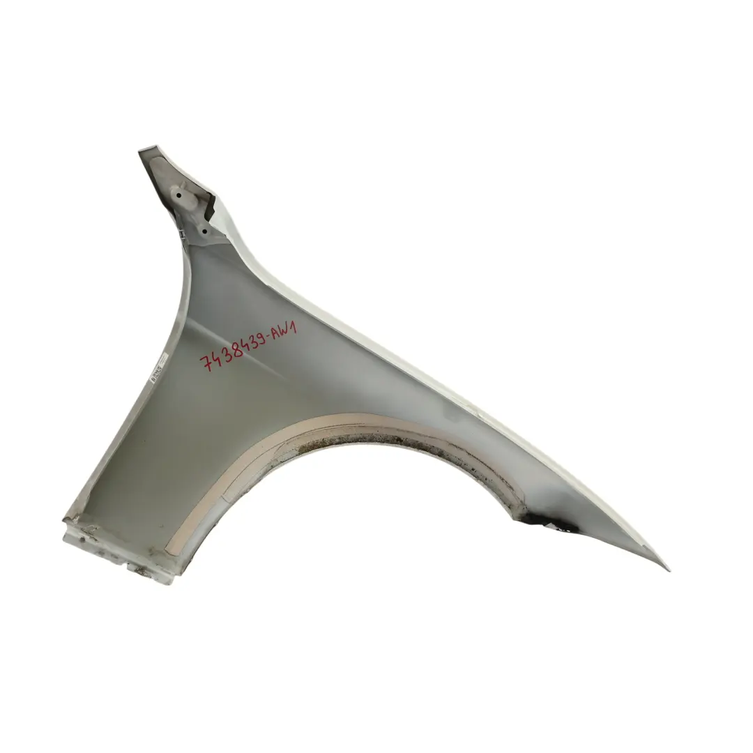 BMW F30 F31 Seitenkotflügel Kotflügel Vorne Links Alpinweiss 3 Weiss - 300 - SKU 7438439-AW1 - Teilenummer 7438439