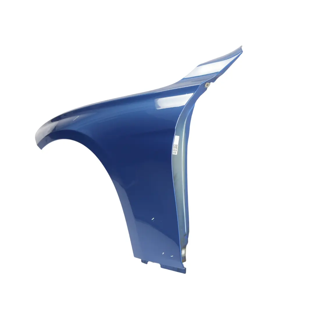 Side Wing Panel Fender Front Left N/S Estoril Blau Metallic - B45 to BMW F30 F31 with Part number 7438439 BMW F30 F31 Side Wing Panel Fender Front Left N/S Estoril Blau Metallic - B45 - SKU 7438439-EB1 - Part number 7438439