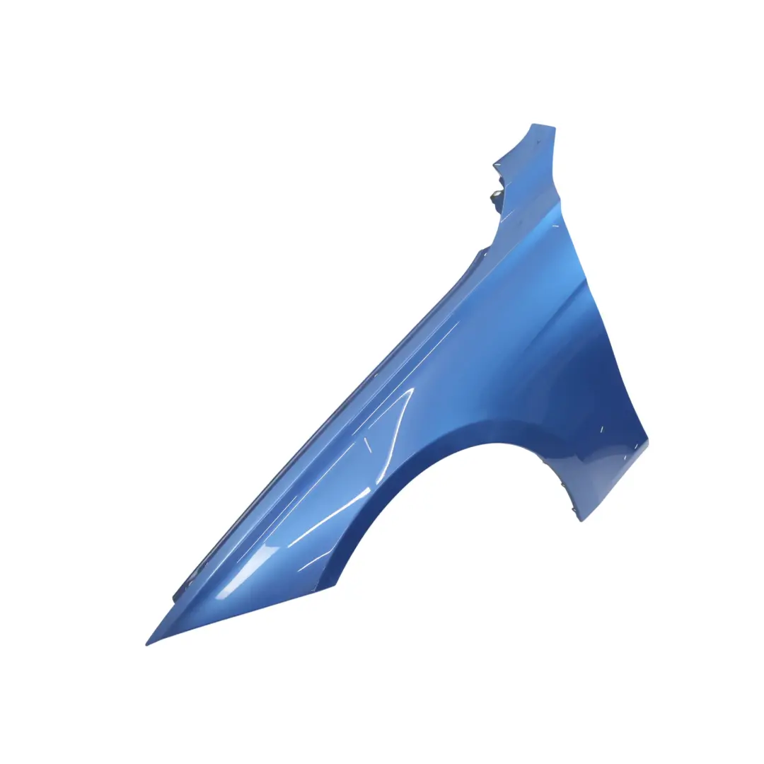 Side Wing Panel Fender Front Left N/S Estoril Blau Metallic - B45 to BMW F30 F31 with Part number 7438439 BMW F30 F31 Side Wing Panel Fender Front Left N/S Estoril Blau Metallic - B45 - SKU 7438439-EB1 - Part number 7438439