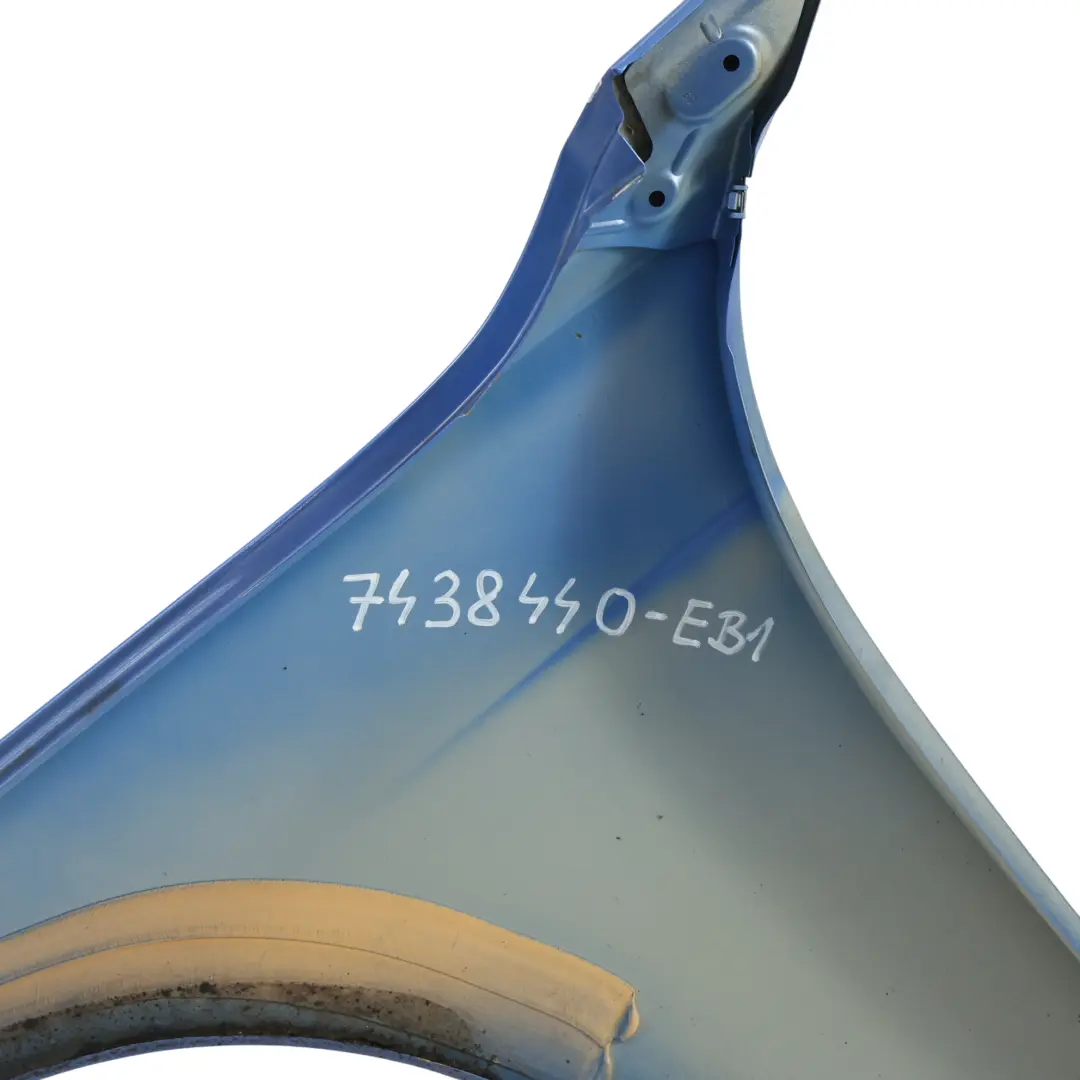 BMW F30 F31 Panel Lateral Guardabarros Delantero Derecho Estoril Blue - B45 - SKU 7438440-EB1 - Número de pieza 7438440