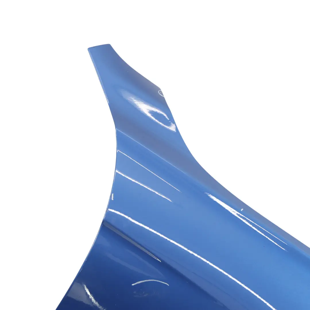Side Wing Panel Fender Front Right O/S Estoril Blue Metallic - B45 to BMW F30 F31 with Part number 7438440 BMW F30 F31 Side Wing Panel Fender Front Right O/S Estoril Blue Metallic - B45 - SKU 7438440-EB1 - Part number 7438440