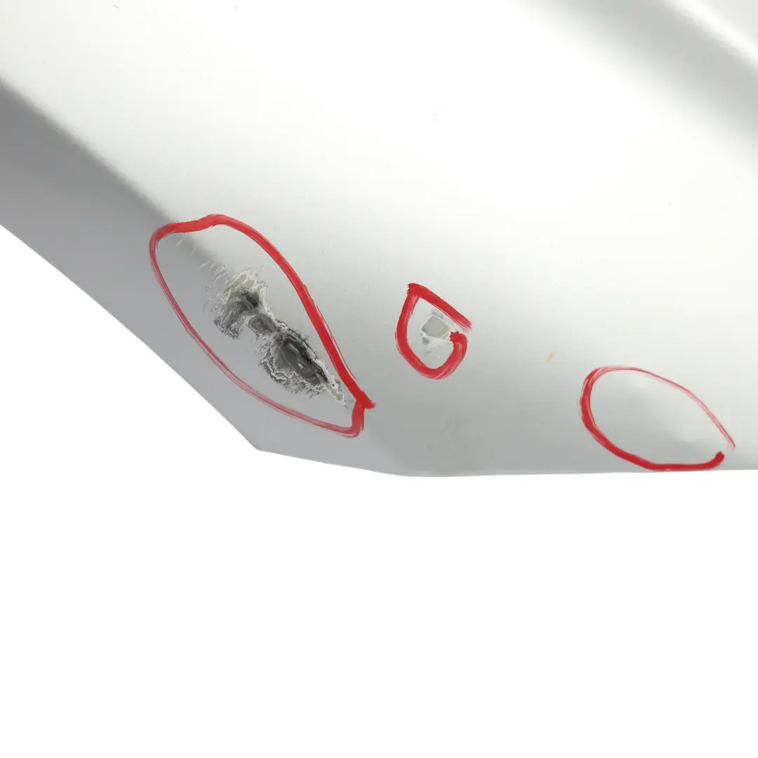BMW F30 F31 Seitenkotflügel Kotflügel Vorne Rechts Glacier Silver Silber - A83 - SKU 7438440-GSB - Teilenummer 7438440