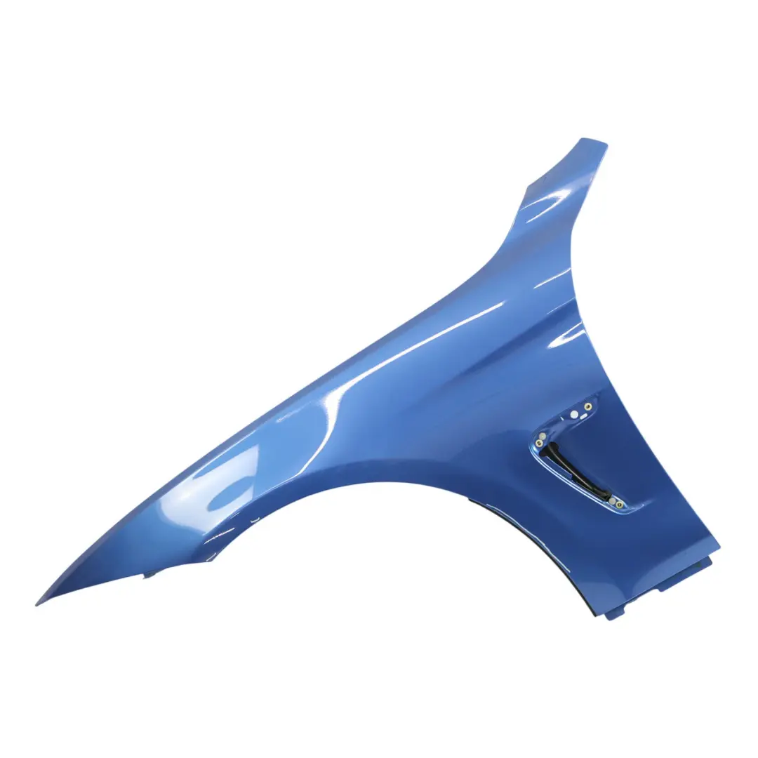 BMW F32 Panel lateral Aleta Guardabarros Delantero Izquierdo Estoril Blue - B45 - SKU 7438441-EB - Número de pieza 7438441