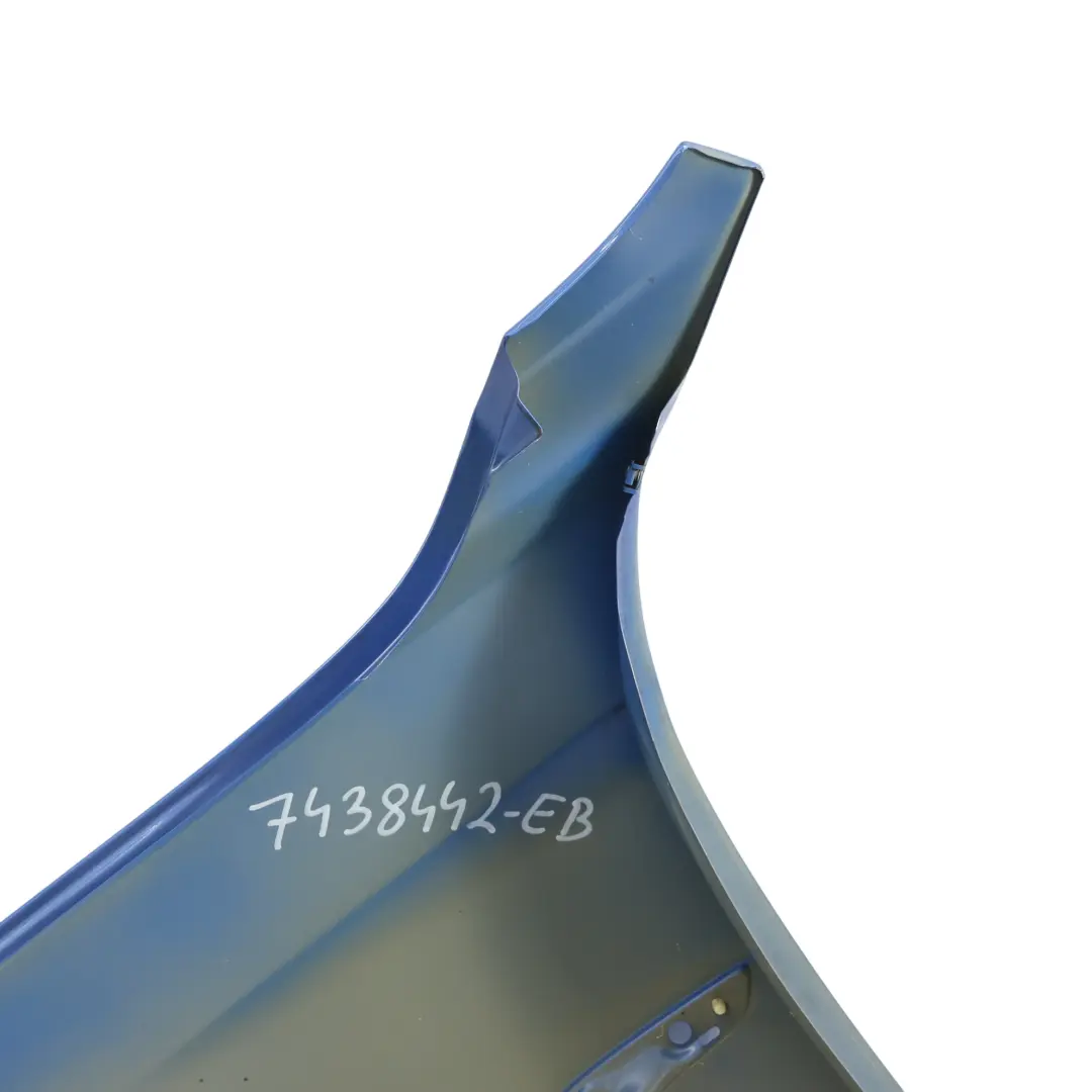 BMW F36 Błotnik Prawy Przedni Estoril Blue Niebieski Metalik - B45 - SKU 7438442-EB - Numer Części 7438442